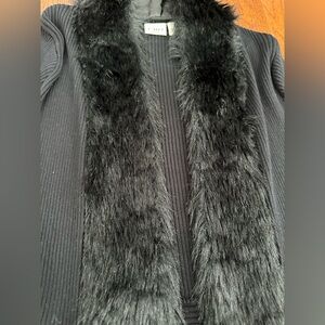 Faux Fur Cardigan